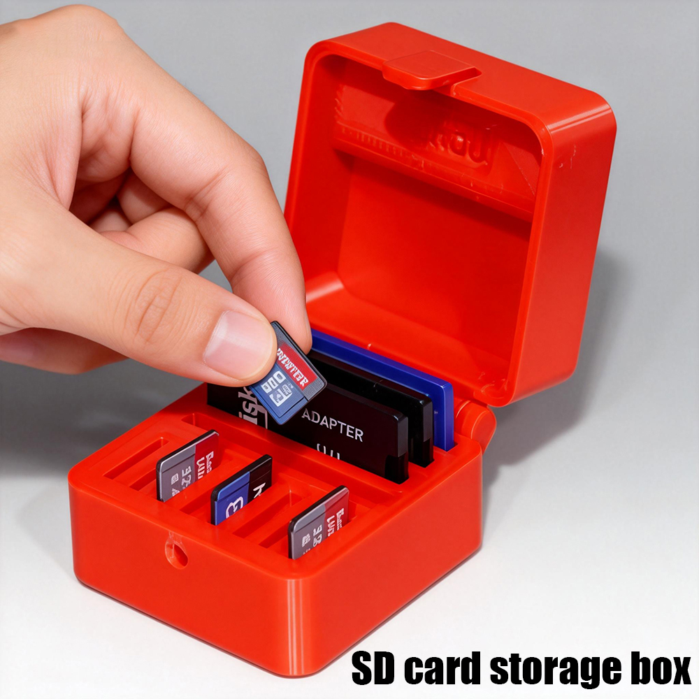 Tech Office Worker - 1.18*1.57in 1Pc Sd Card Storage Box