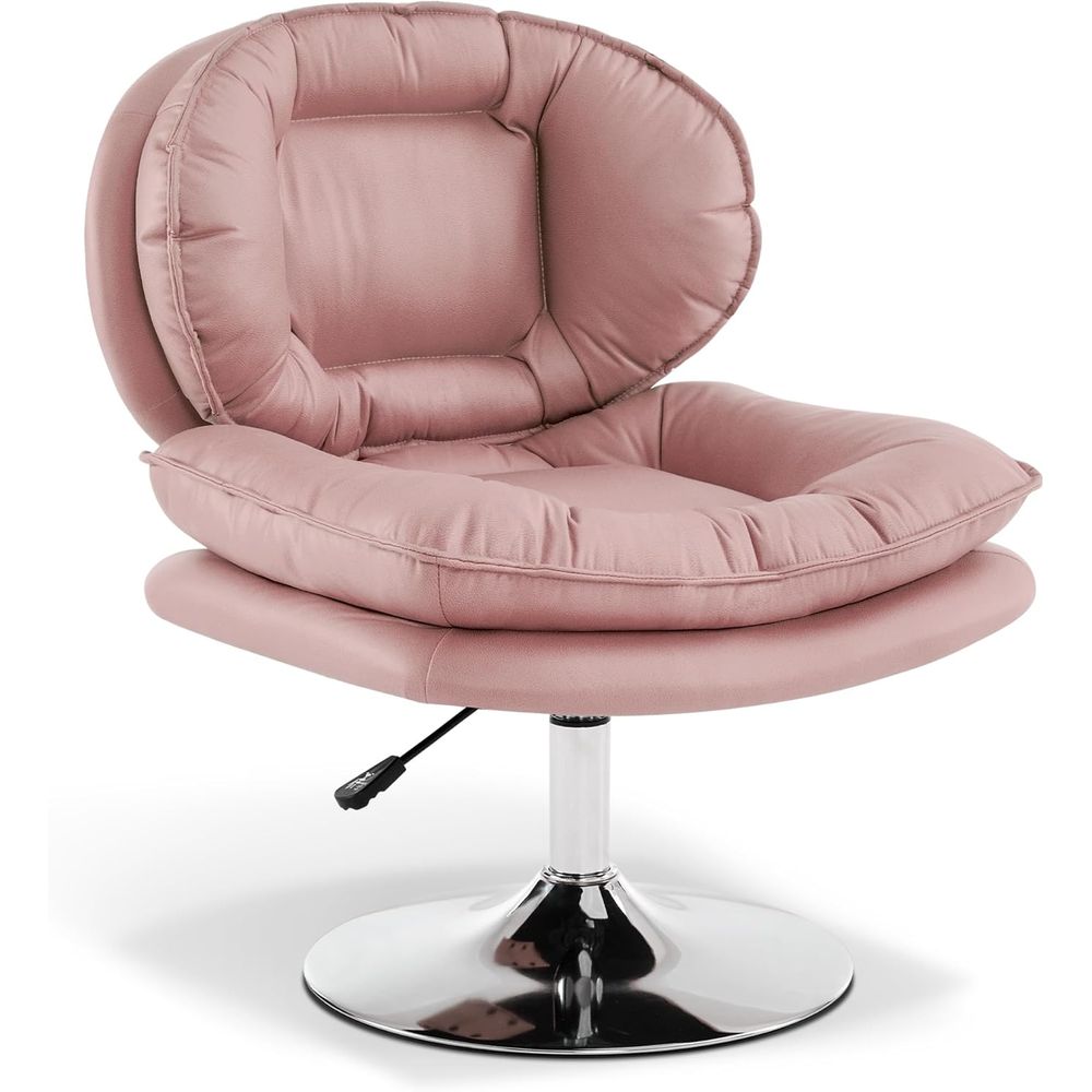 Office Tech Room - Swivel Vanity Chair with Height Adjustment,