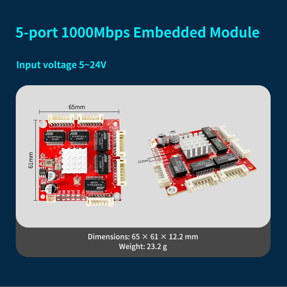 ONTi Mini 3/5 ports 10/100/100 - Ethernet Switch 8 Port recensie en prijs