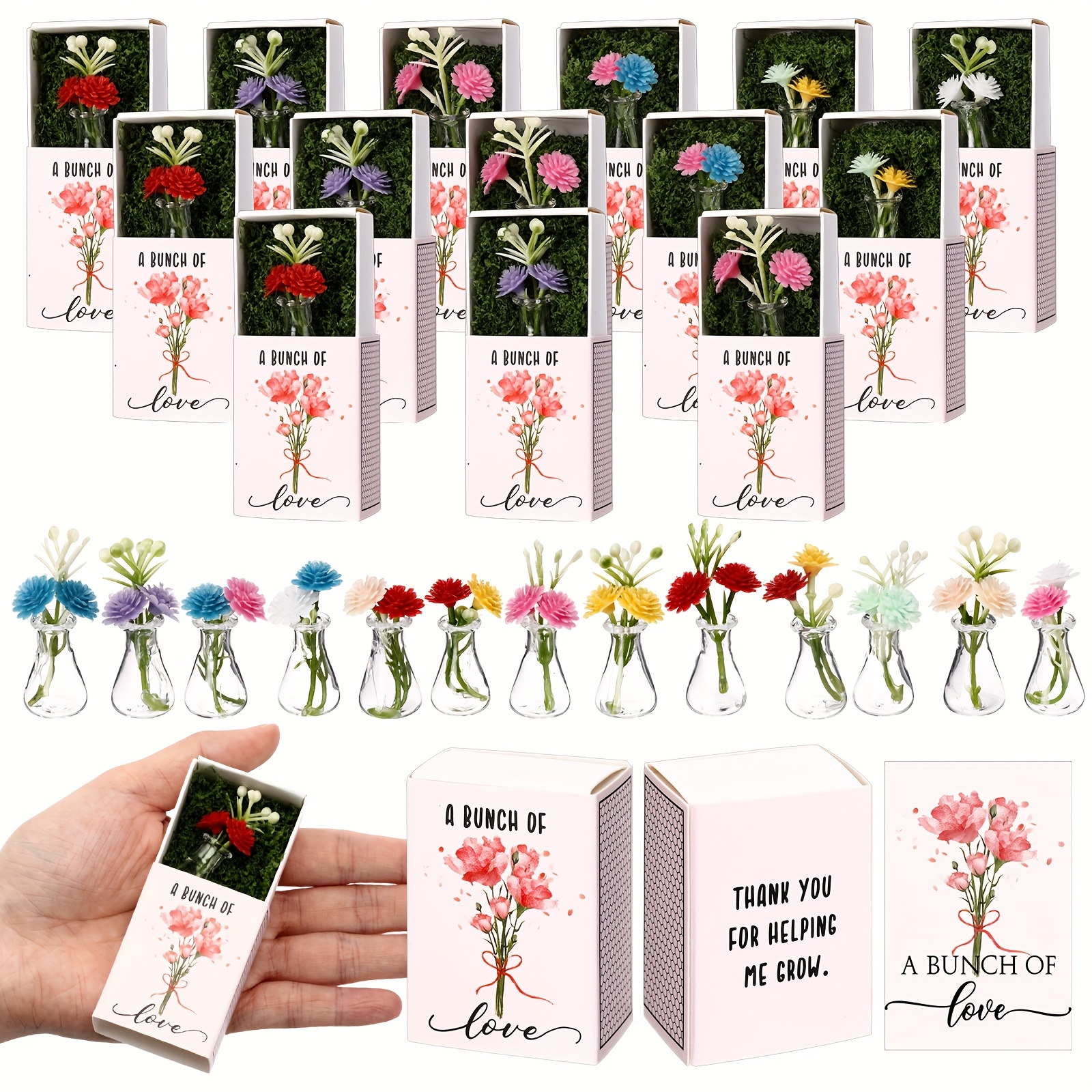 50 Bulk Mini Bud Vase with Sma - Office Tech Gifts recensie en prijs