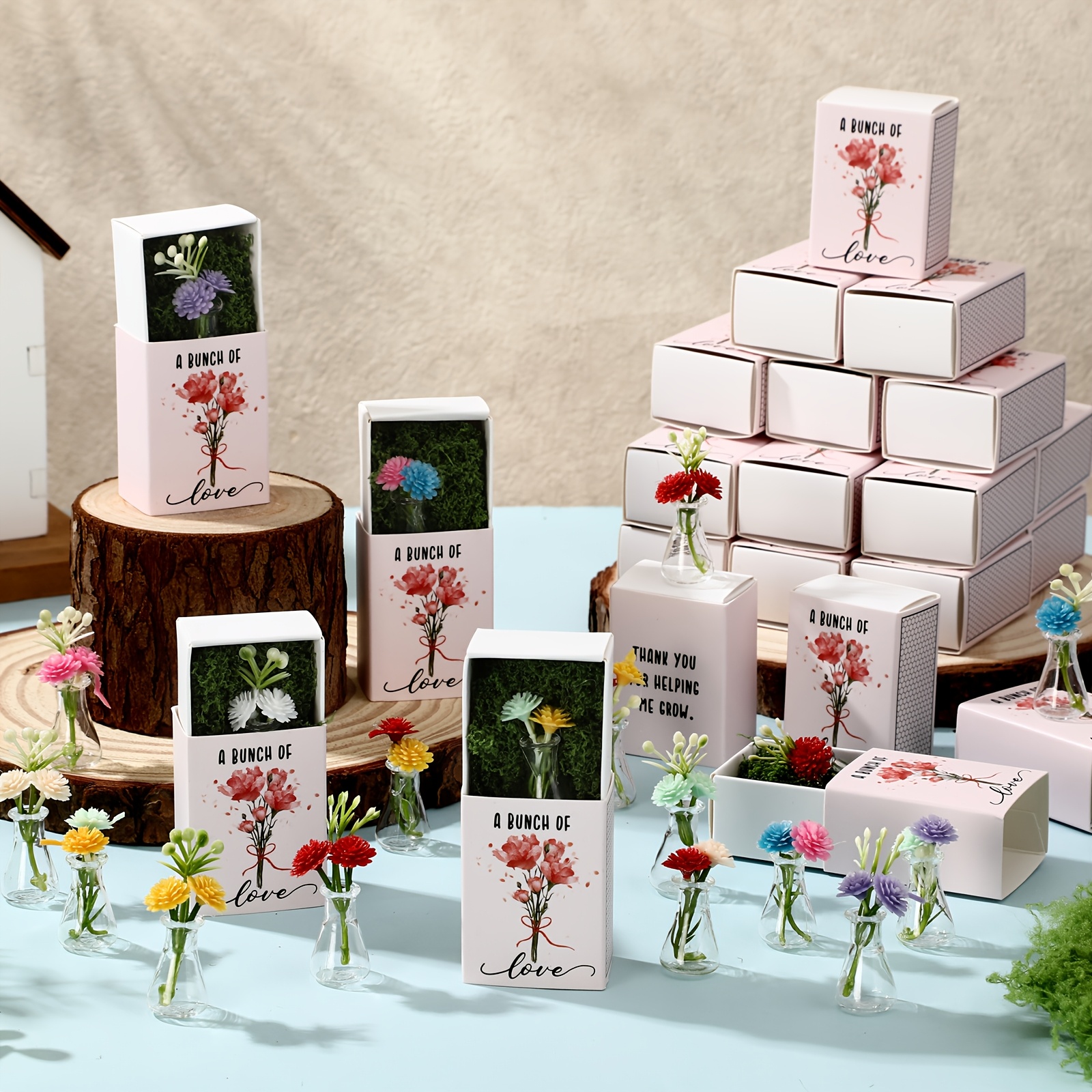 50 Bulk Mini Bud Vase with Sma - Office Tech Gifts recensie en prijs