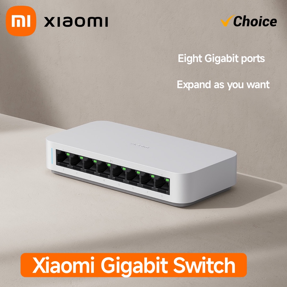 Origina Xiaomi Gigabit Etherne - Ethernet Switch 8 Port recensie en prijs