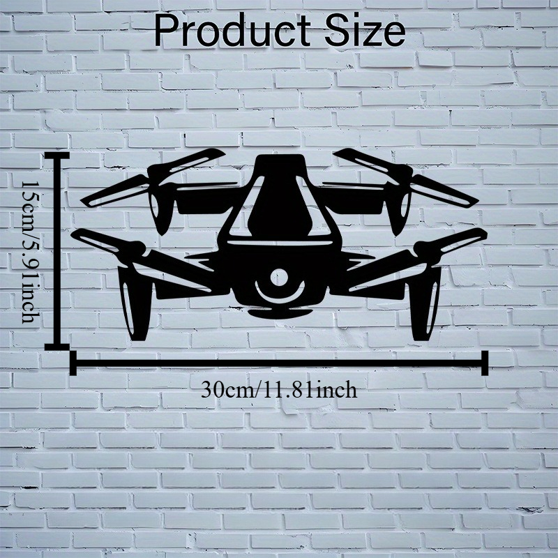 Drone Silhouette Metal Wall Ar - Office Tech Room recensie en prijs