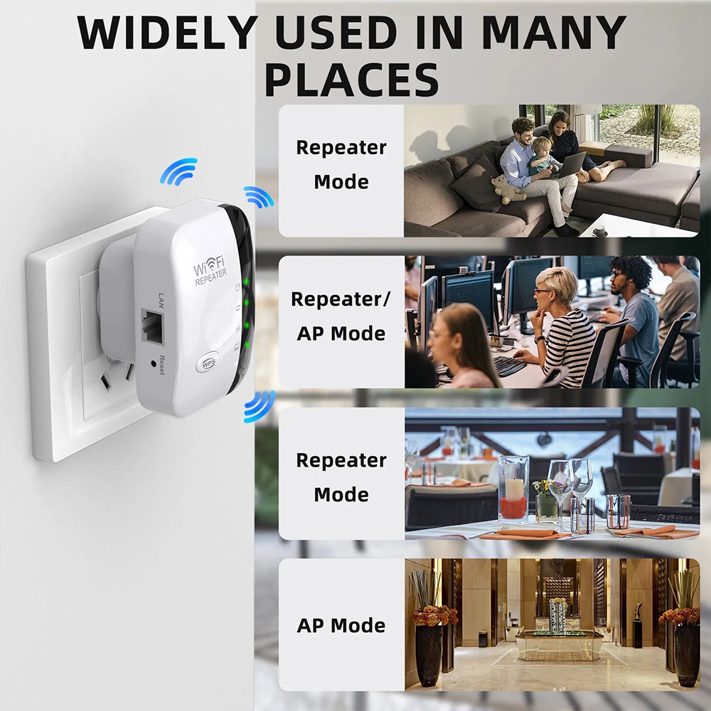 2.4G Wireless WiFi Booster 300 - Wifi Range Extender recensie en prijs