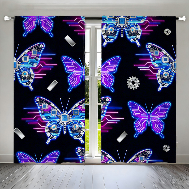 2pcs Cyberpunk Butterfly Curta - Office Tech Room recensie en prijs