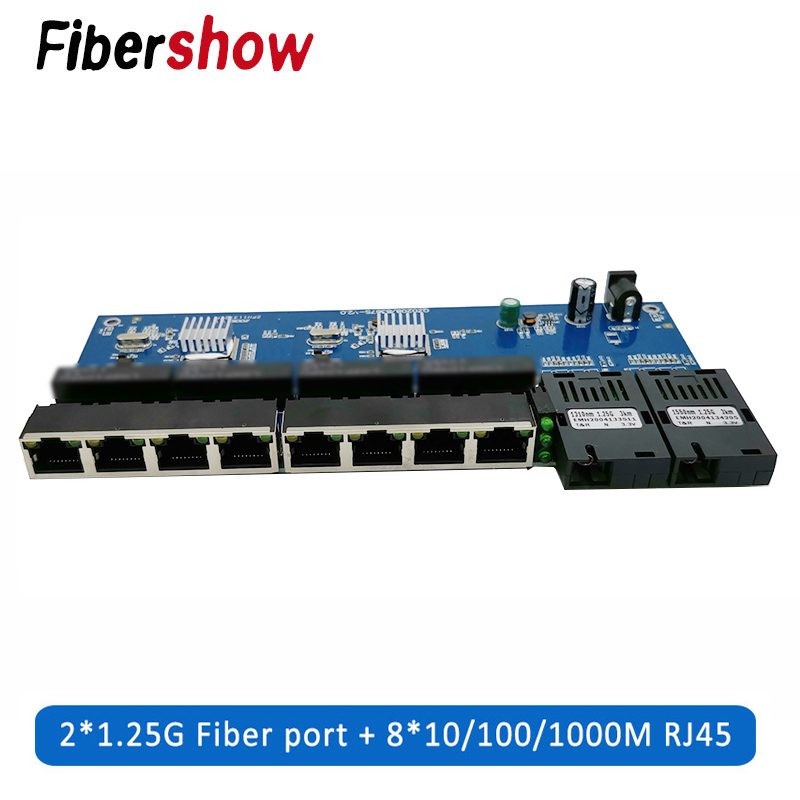 Gigabit Ethernet switch Fiber  - Ethernet Switch 8 Port recensie en prijs