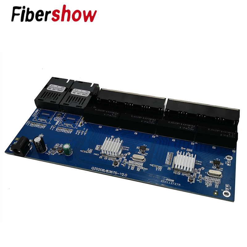 Gigabit Ethernet switch Fiber  - Ethernet Switch 8 Port recensie en prijs
