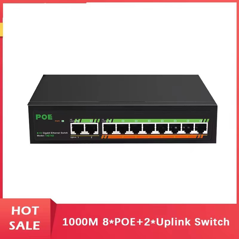 10 Ports Gigabit Switch1000Mbp - Ethernet Switch 8 Port recensie en prijs