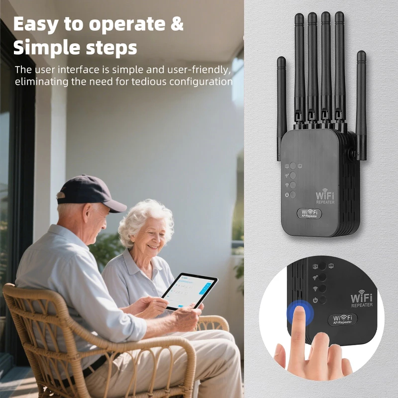 Wireless 5G WiFi Repeater 1200 - Wifi Range Extender recensie en prijs
