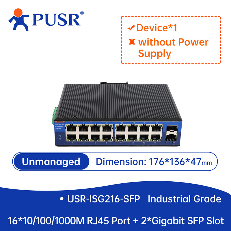 PUSR 2 SFP 8/16 RJ45 Ports Wit - Ethernet Switch 8 Port recensie en prijs
