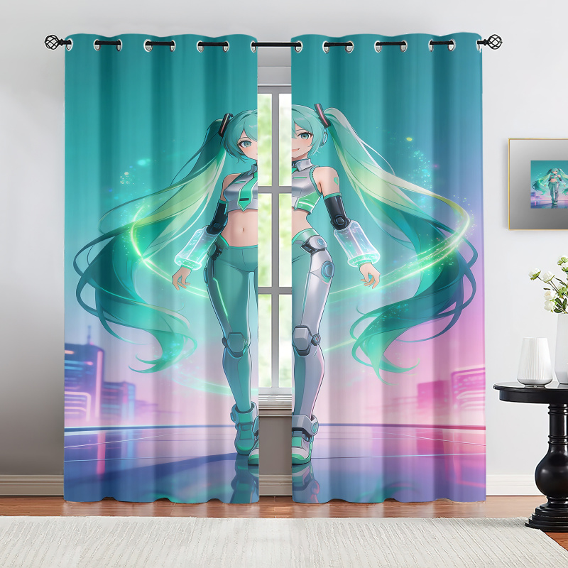 2Pcs Hatsune Miku Futuristic T - Office Tech Room recensie en prijs