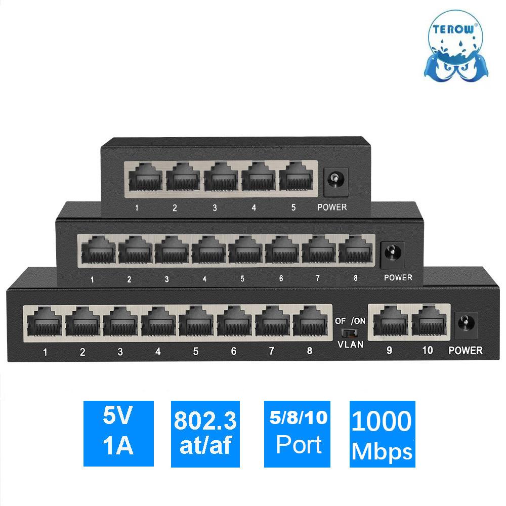 TEROW Full Gigabit Network Swi - Ethernet Switch 8 Port recensie en prijs