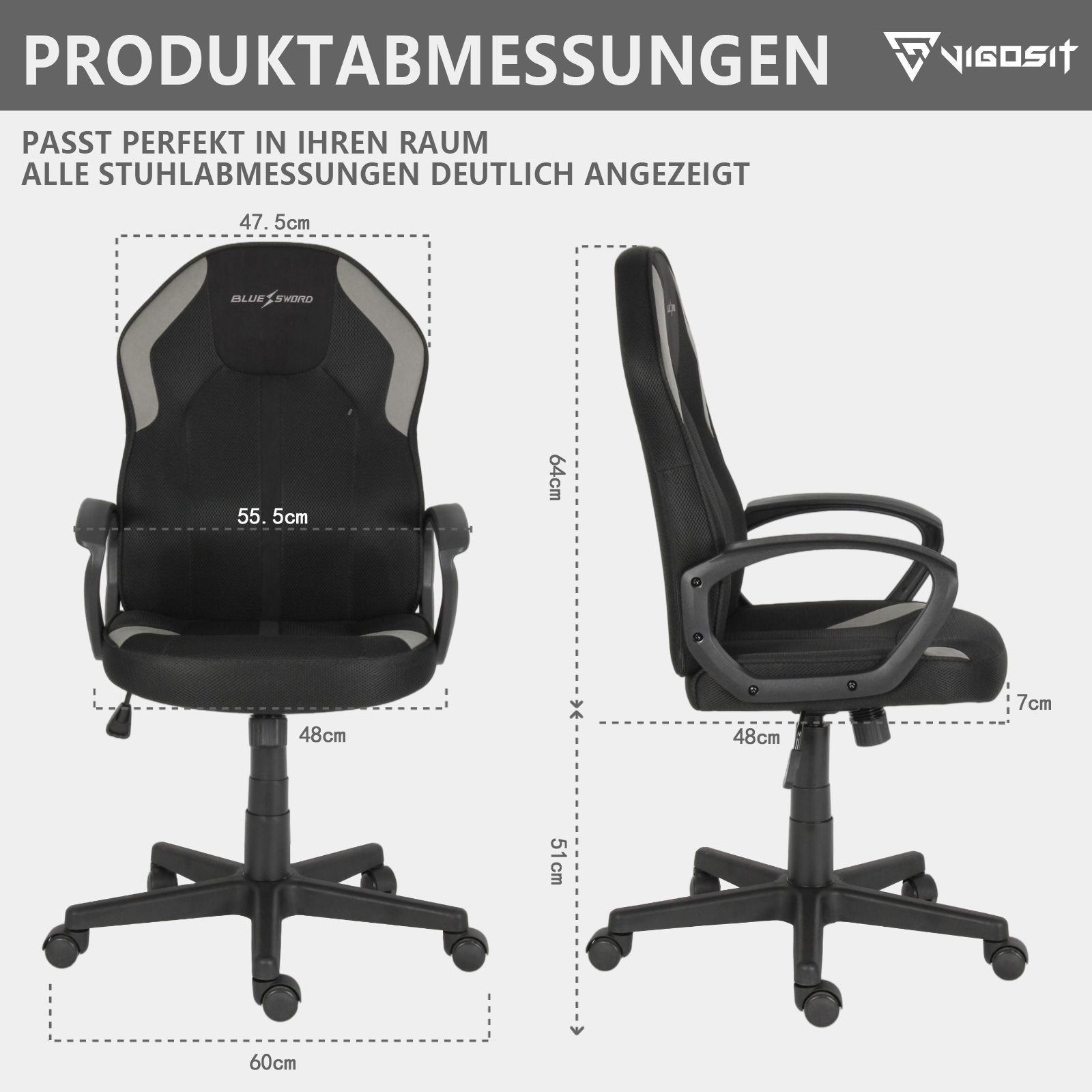 Vigosit Ergonomic Office Chair - Office Tech Furniture recensie en prijs