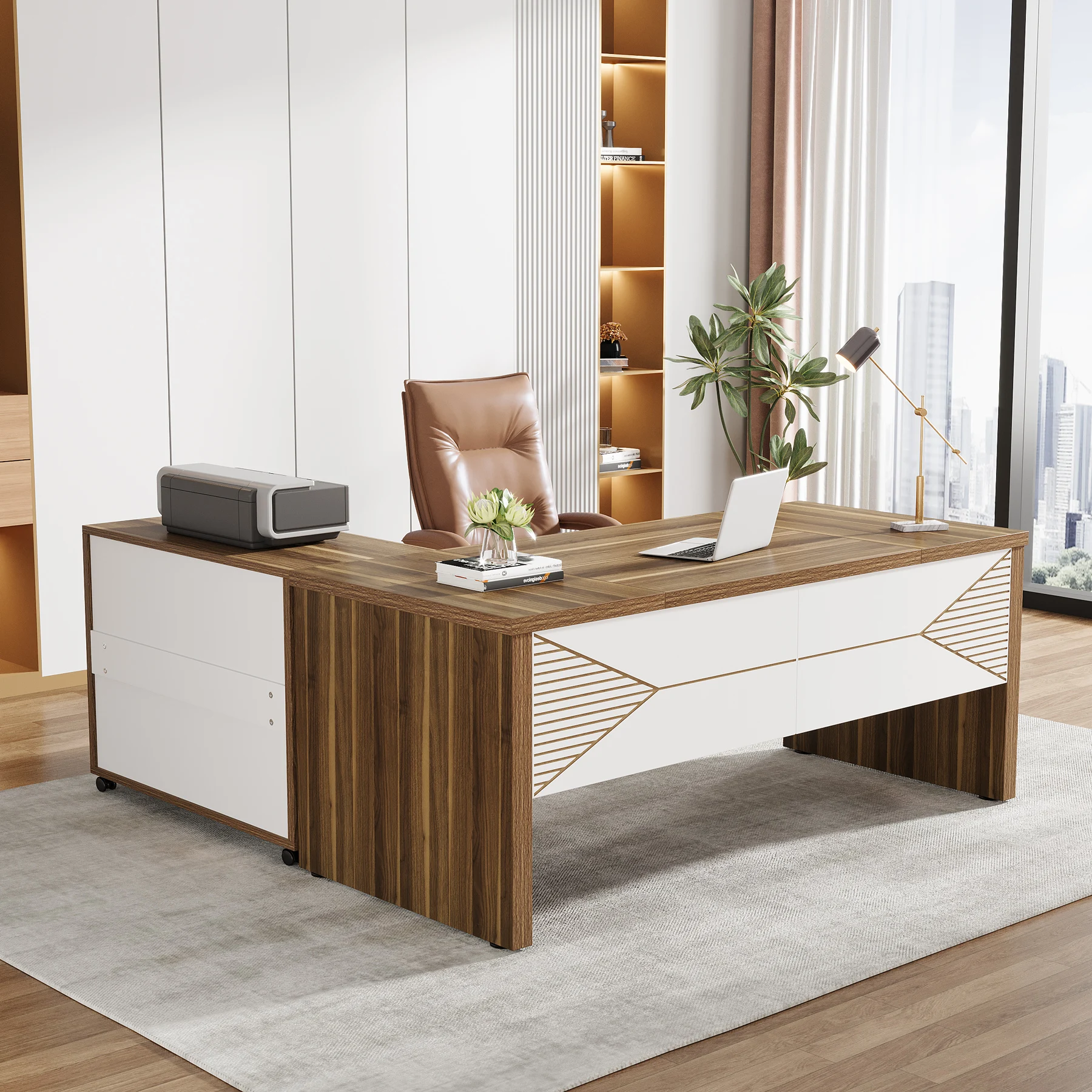Tribesigns   Modern Luxury L S - Office Tech Furniture recensie en prijs