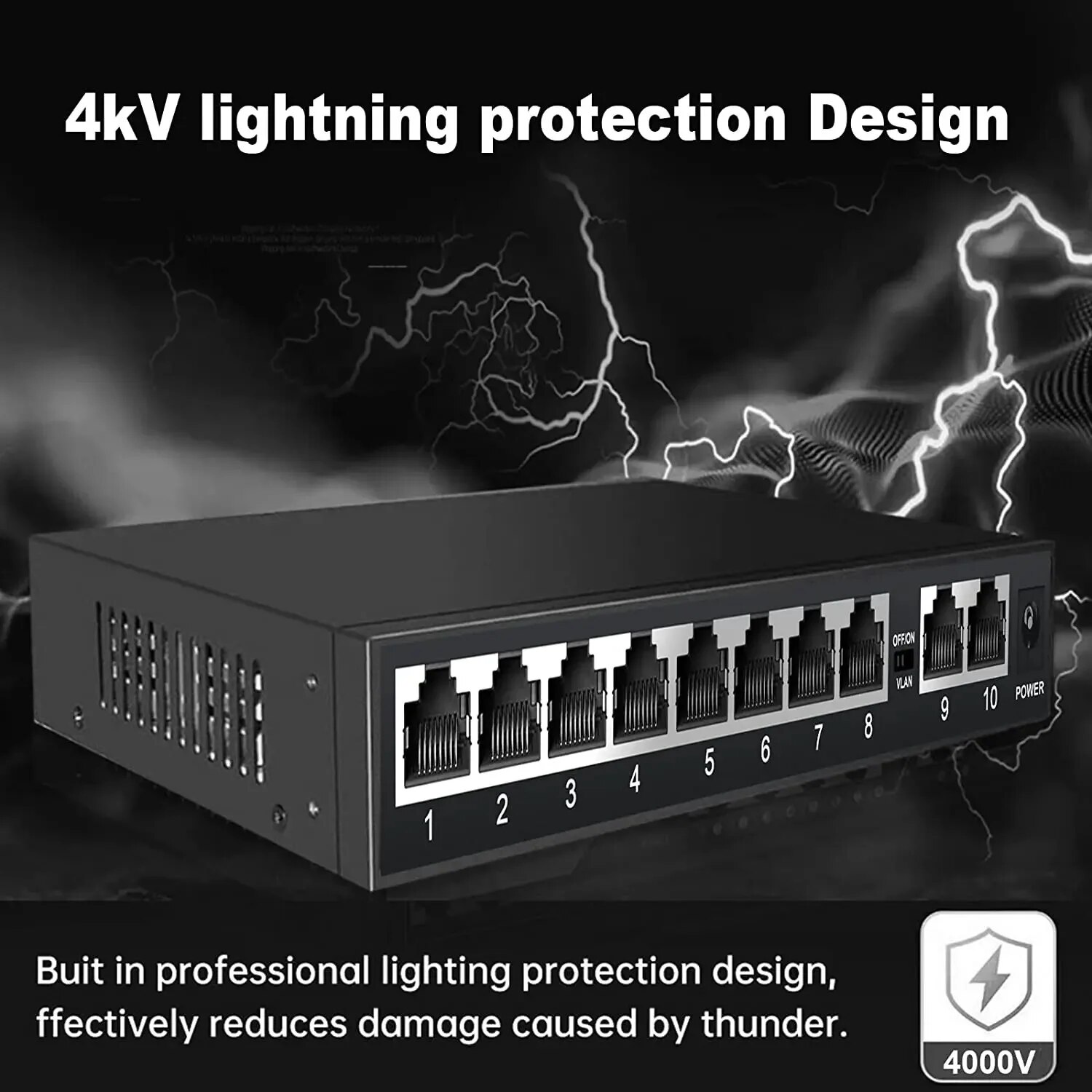 KuWFi 10 Port Gigabit Network  - Ethernet Switch 8 Port recensie en prijs