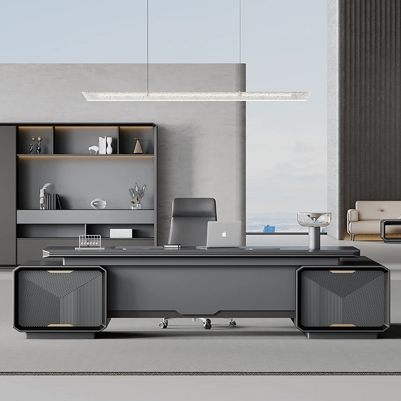 -Modern Luxury Wooden Desk Wor - Office Tech Furniture recensie en prijs