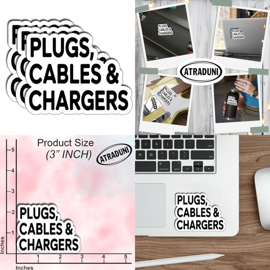3Pcs Waterproof Vinyl Decals f - Office Tech Supply recensie en prijs