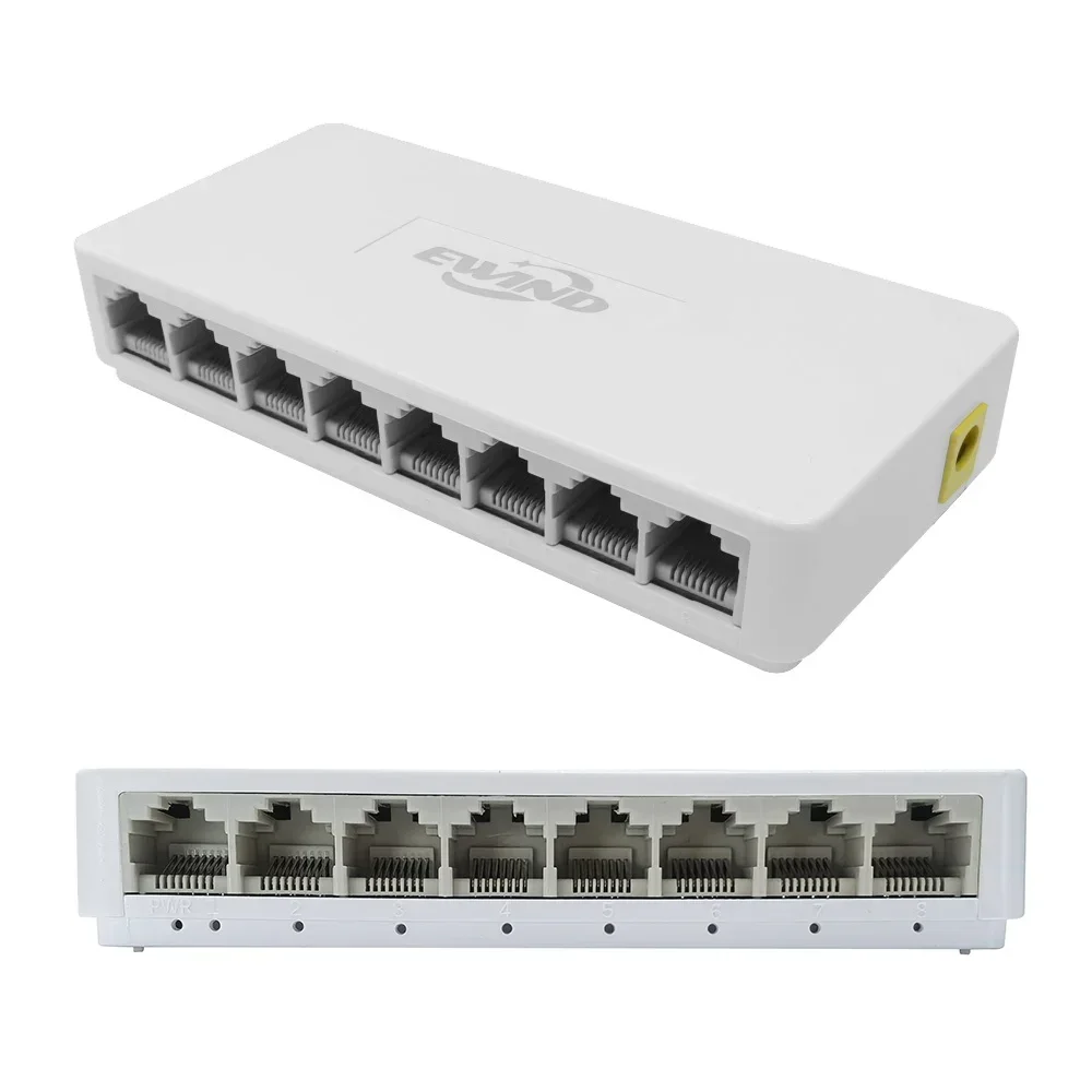 New 10/100/1000Mbps Ethernet S - Ethernet Switch 8 Port recensie en prijs