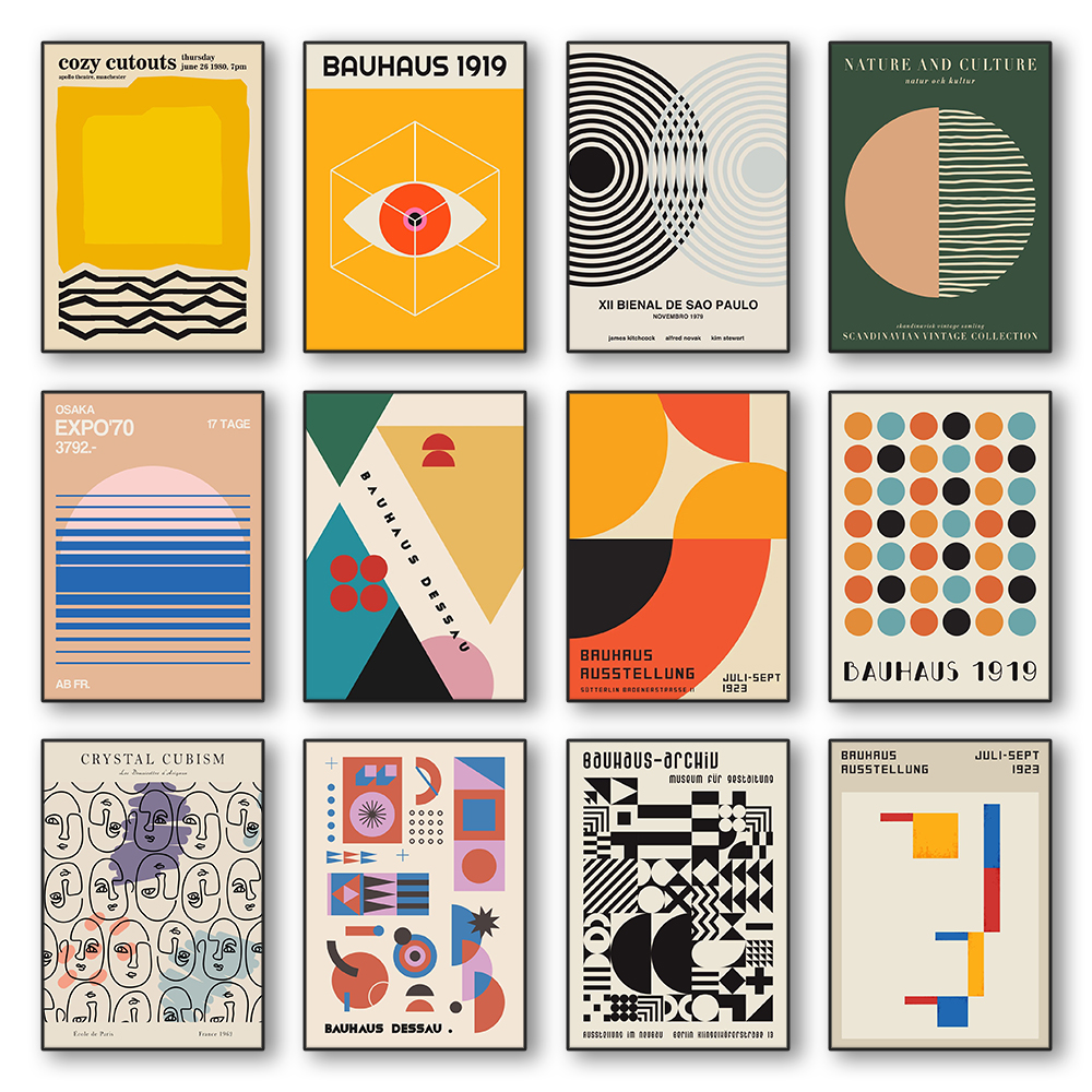 Modern Abstract Bauhaus Archit - Office Technologies recensie en prijs