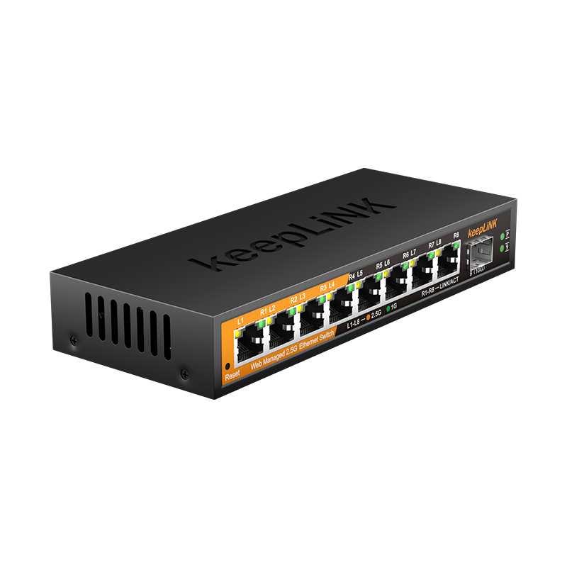 KeepLiNK 8-Port 2.5GbE Managed - Ethernet Switch 8 Port recensie en prijs