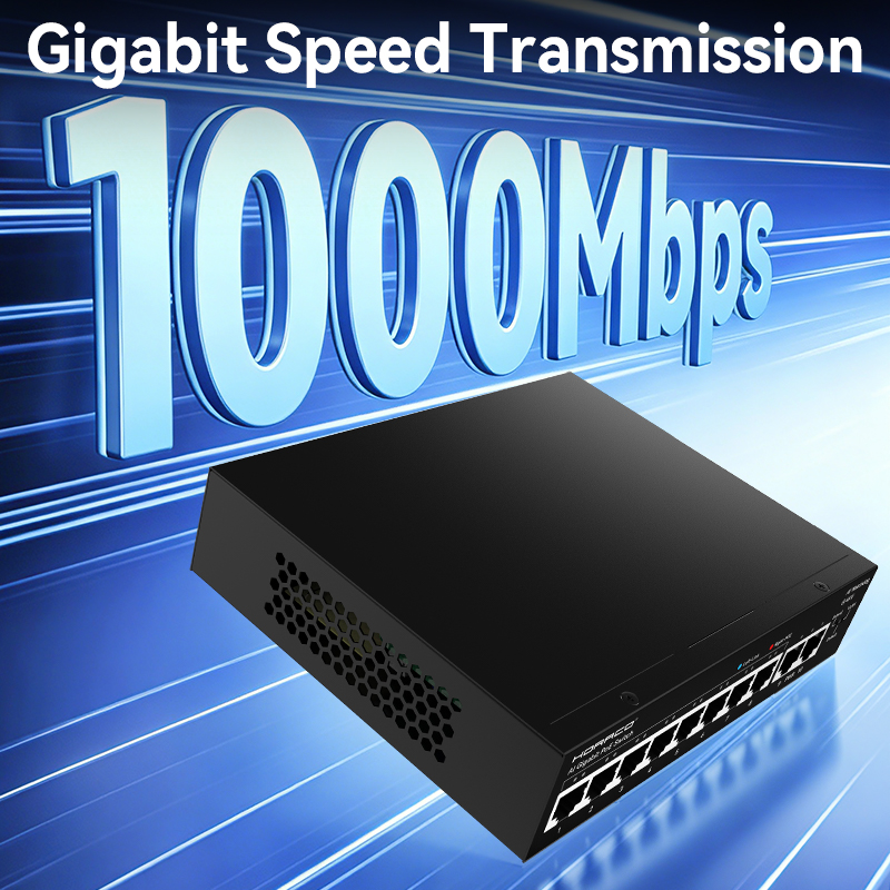 HORACO 8 Port Gigabit POE Swit - Ethernet Switch 8 Port recensie en prijs