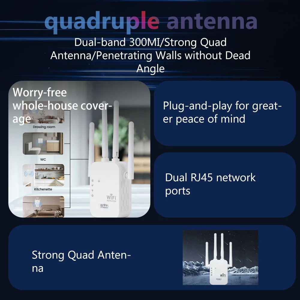 300Mbps Wireless WiFi Repeater - Wifi Range Extender recensie en prijs