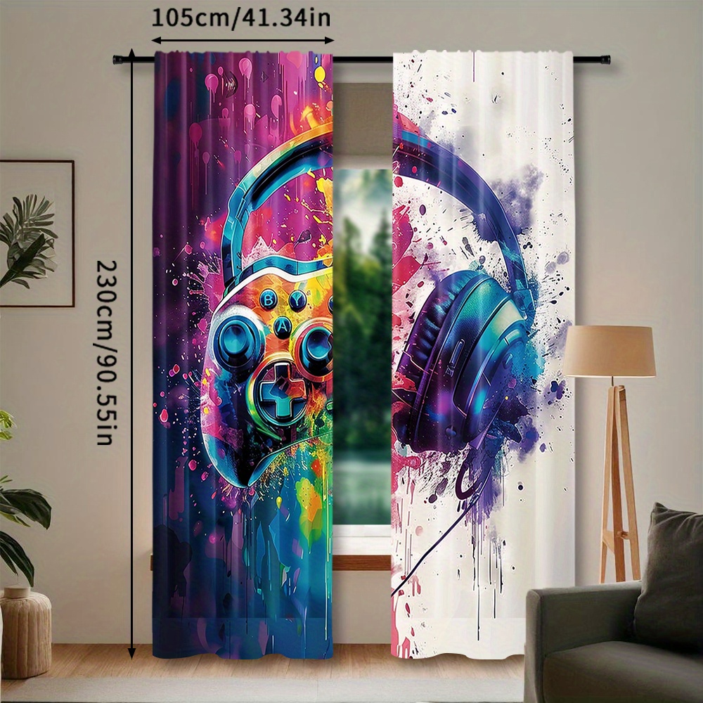 Gaming Controller Curtains Hea - Office Tech Room recensie en prijs