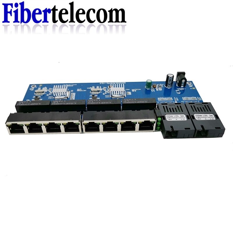 Reverse PoE Switch 8 RJ45 2 SC - Ethernet Switch 8 Port recensie en prijs