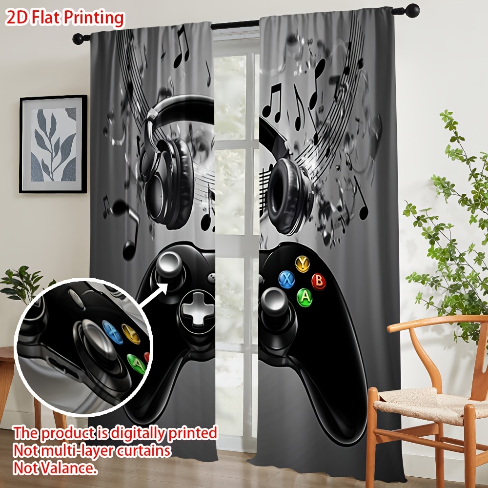 2pcs Game Controller Curtains  - Office Tech Room recensie en prijs