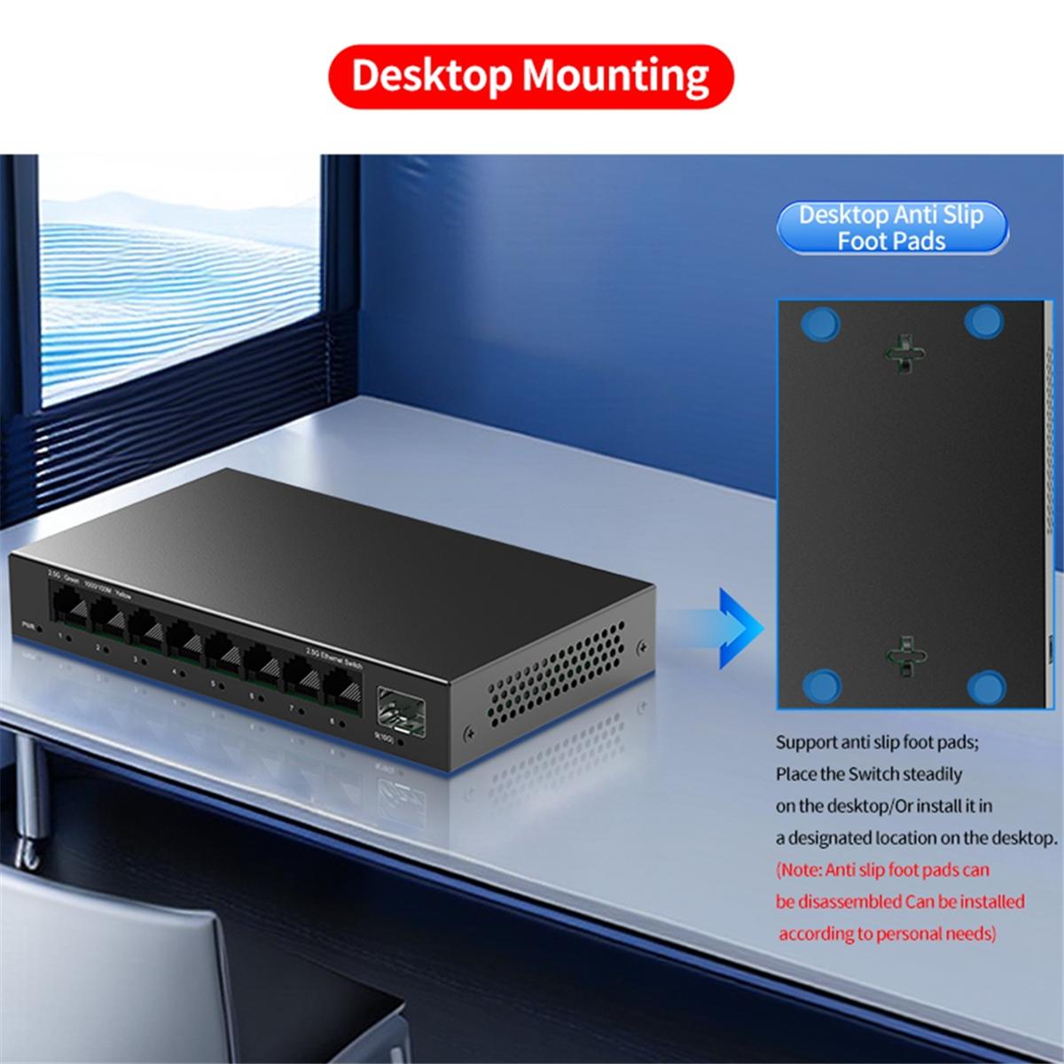 MARQ 2.5Gb 8 Port Network Swit - Ethernet Switch 8 Port recensie en prijs