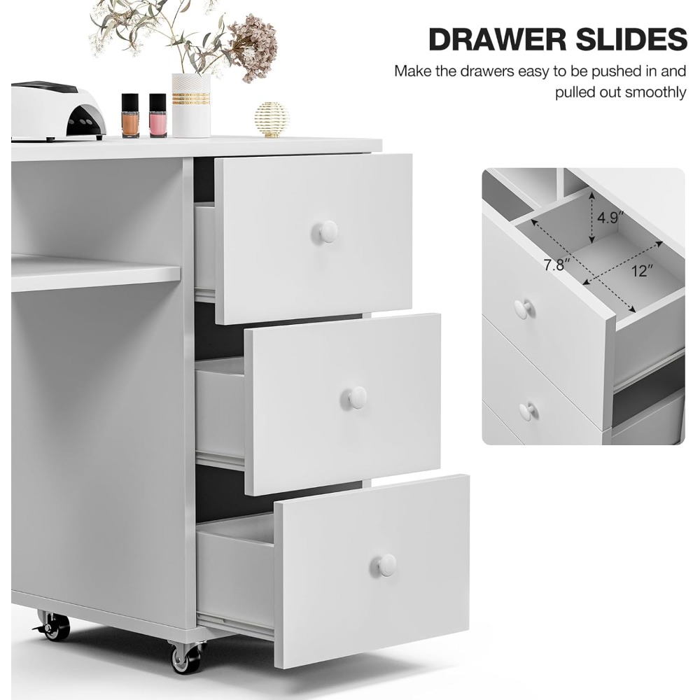 Manicure Table Nail Desk for N - Office Tech Furniture recensie en prijs